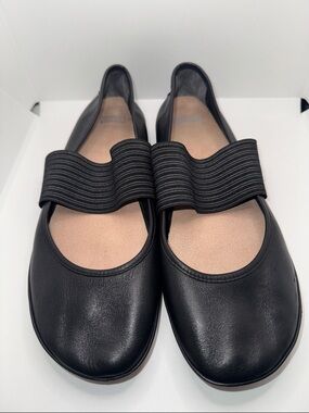 Camper Leather Ballet Flats Black Slip On Shoes Women’s EU 40 US 9